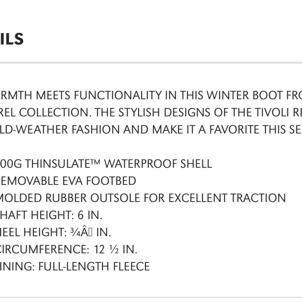 Sorel Women’s Tivoli Limestone Snow Boots - Picture 9 of 9